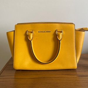 Yellow Michael Kors bag